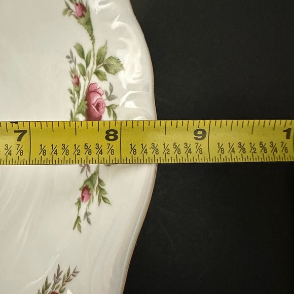 JOHANN HAVILAND Moss Rose (Bavarian Backstamp) 8" Round Vegetable Bowl VTG - Picture 9 of 11